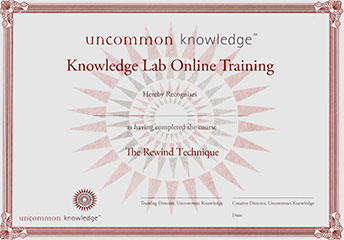 Rewind Technique Course Certificate