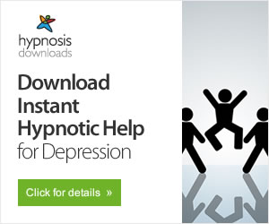 Image linking to order and information page for hypnosis program that helps with depression