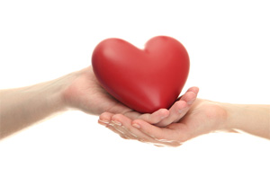 Heart in two hands